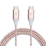 Rose Gold USB-C to USB-C Cable [6 ft / 1.8m length]