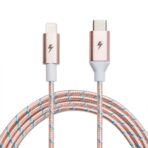 Rose Gold USB-C to Lightning Cable [10 ft / 3m length]