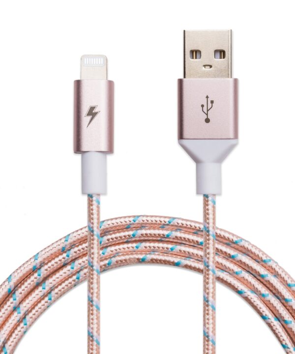 Rose Gold Lightning Cable [12 inch / .3m length]
