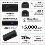 Essential Power Bank - 5,000mAh capacity, on-the-go - Image 2