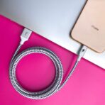 Black and White Lightning Cable [10 ft / 3m length] - Image 3