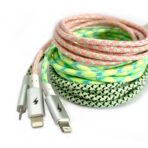 Black and White Glow Lightning Cable [5 ft / 1.5m length] - Image 3